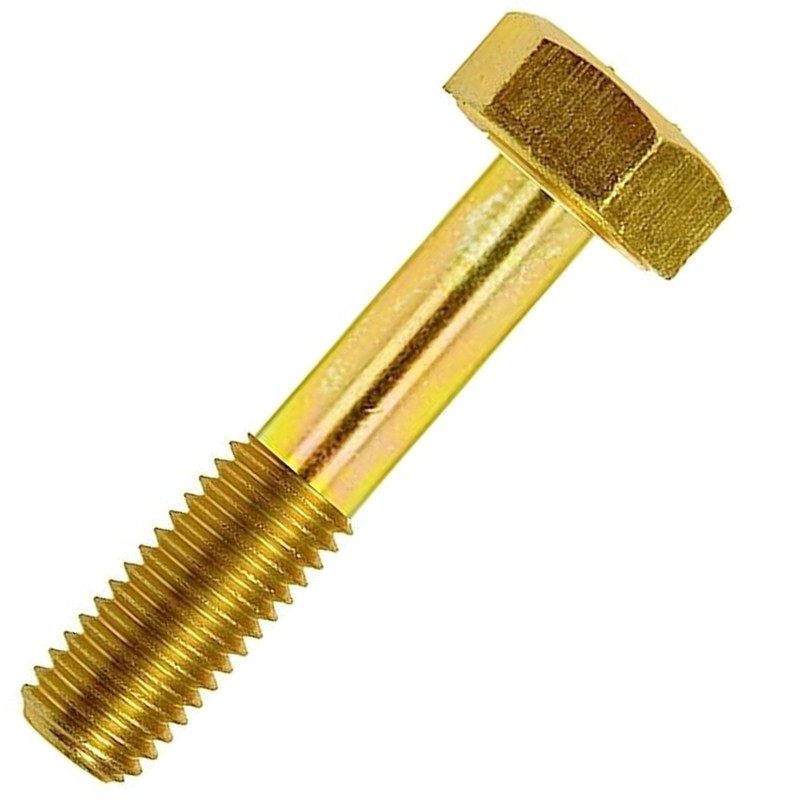 Hex Bolts M12-1.25 x 70, Fine Thread Class 10.9 Yellow