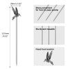 Metal Cocktail Picks Fruits Toothpicks, 6pcs Long-billed Bird Martini Picks