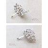 JewelVOX Pony Hook, Hair Accessories, Women's, Popular, Leaf, Metal (Silver)