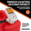 Deway Automatic Fuel Transfer Pump w/Hand Nozzle, AA Battery Powered,