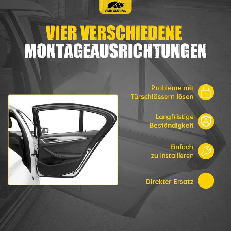 MIKKUPPA Door Lock Rear Right Suitable for Golf 5 Touran