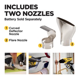 Wagner Spraytech 0503070 FURNO 700 Digital Heat Gun, 2 Nozzles & Temperature Setting Ranging 125áµ’F to 1300áµ’F, Electric Heat Gun for Paint Removal, Bending PVC, Crafts and More