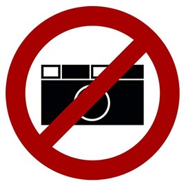 Pack of 10 Photography Prohibited Stickers Photo Prohibition Sign Mandatory Sign Sticker with UV Protection Warning Sign for Outdoor Indoor Photos of STROBO 9.5 x 9.5 cm Photography