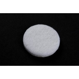 16 Stück Filzgleiter Stuhlbeingleiter Stuhlgleiter Möbelgleiter Bodenschutz selbstklebend aus Filz, weiss Durchmesser 28mm für glatte Böden im Innenbereich geeignet