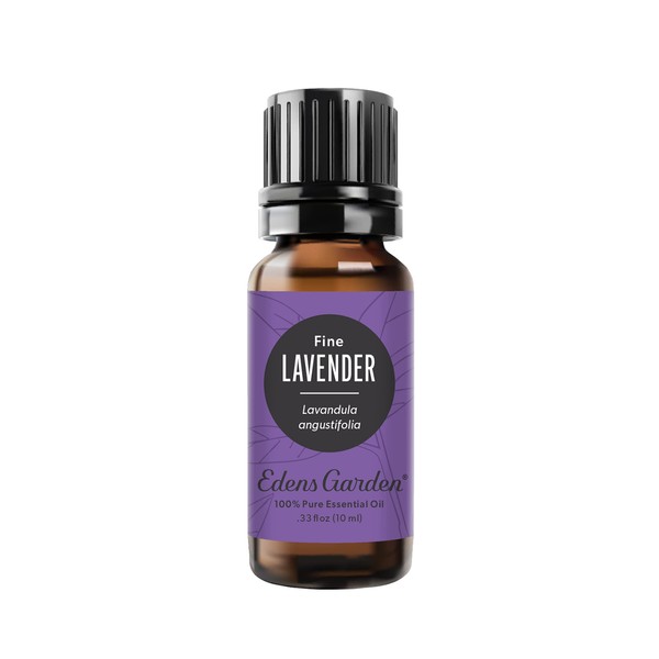 Edens Garden Lavender- Fine Essential Oil, 100% Pure Therapeutic Grade (Undiluted Natural/Homeopathic Aromatherapy Scented Essential Oil Singles) 10 ml