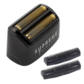Replacement Foil & Cutter by SUPREME TRIMMER - SB55 Hypo-Allergenic foil for Crunch Lite STF600 Black