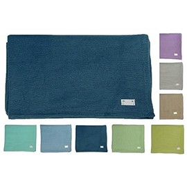 Kakaos Deluxe Cotton Yoga Blanket Without Tassels (Navy)