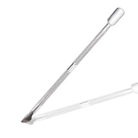 LeTradeJP Cuticle Pusher Nail Tool Set of 1 Durable Rust Resistant Anti-Slip Waterproof Gel Nail Removal Complete Removal Without Damaging Your Skin (With Pusher & Sharp Shovel)