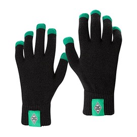Borussia Mönchengladbach Smartphone Knitted Gloves (XL), Black/green