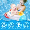 Rocket Shape Baby Swimming Ring, Inflatable Rockets Space Swimming Float