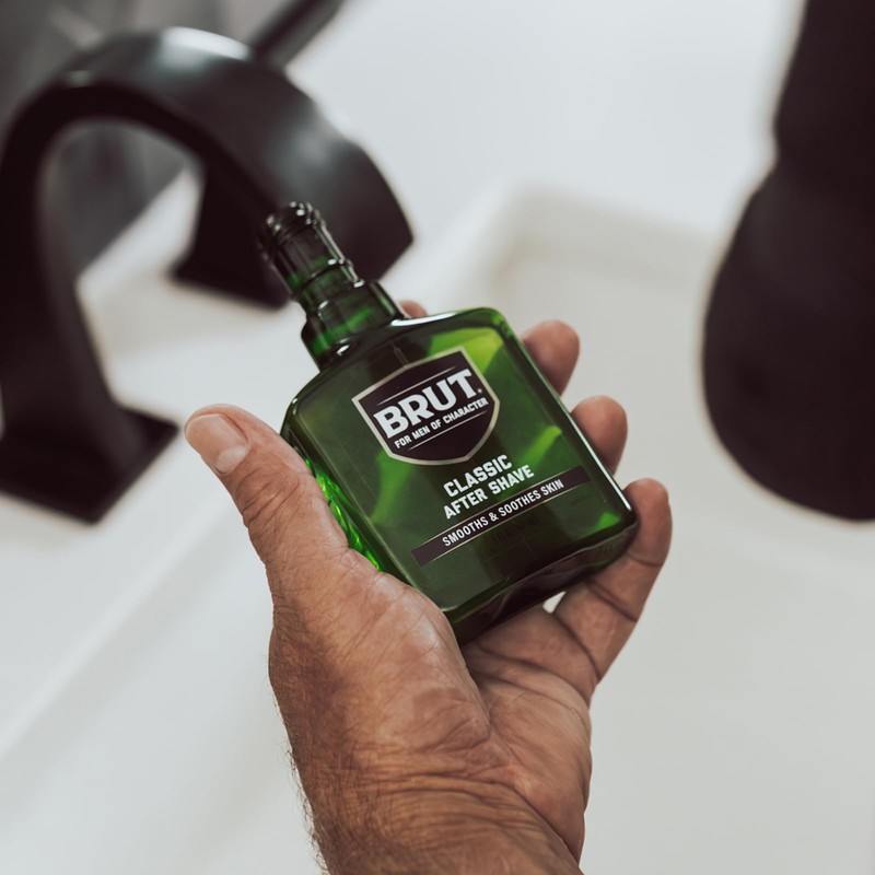 Brut Classic After Shave for Men - Absorbs Quickly to