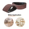 HARFINGTON 9pcs 2.5 x 16" Sanding Belts 3pcs Each of