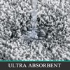 Pauwer Soft 50 x 80 cm Bath Mats, Microfiber Fluffy