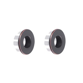 2 Pack Sink Overflow Ring Oil Rubbed Bronze Bathroom Vanity Sink Overflow Cover Insert in Round Trim Cap Brass Material