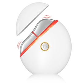 EMS Gua Sha Electric, Unegnel Face Massager with LED Red Light Blue Green, Face Massager EMS 3 Intensity Levels, with Heat Vibration, 4 Modes EMS Device, Face Anti-Ageing Face Lift Device