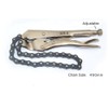 NUZAMAS 9" 23cm Locking Chain Clamp Vise Steel Plier Locking