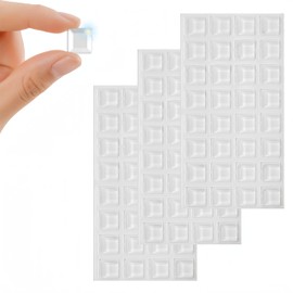 Furnigear Cabinet Bumpers Soft Self-Adhesive Clear Rubber Bumper- Cabinet Door pumpers dots Clear Cabinet stoppers Furniture Noise Reducing Silicone Rubber Bumper Extremely Durable(96Pcs)