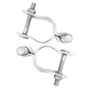 2 Pack Chain Link Fence Gate Post Hinge - Use