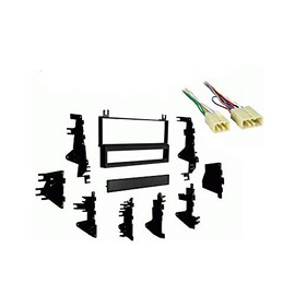 Harmony Audio Compatible with Toyota 4 Runner 1996 1997 1998 1999 2000 2001 2002 Single DIN Stereo Harness Radio Install Dash Kit Package