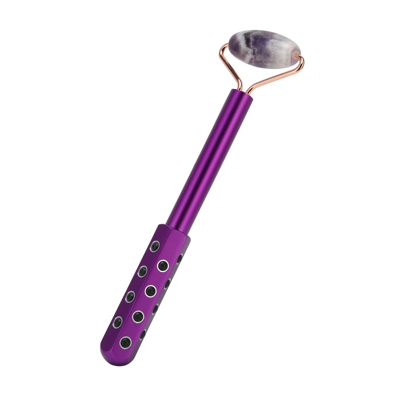 Germanium Stone Facial Massage Roller 2 in 1 Facial Skincare