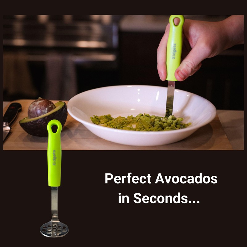 Mini & Medium Masher Box Set. Avocado & Small Potato
