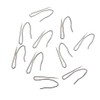 10Pcs Curtain Drapery Pin Hooks - Silvery