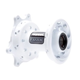TUSK Impact Motorcycle Hub - Front White for Yamaha YZ450F 2014-2025