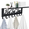 Towel Rack for Hot Tub with Shelf Bathroom Towel Holder