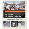Letsenjoy Thickened Leather Car Back Seat Cover for Dogs, More