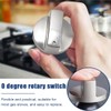 EIH1 6 pieces 6 mm switch knob, gas burner control