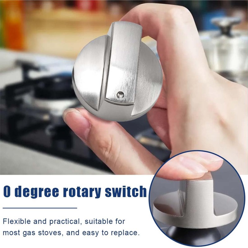 EIH1 6 pieces 6 mm switch knob, gas burner control