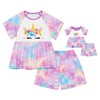 LQSZ Matching Girls & Doll Summer Pajamas Set for Toddler
