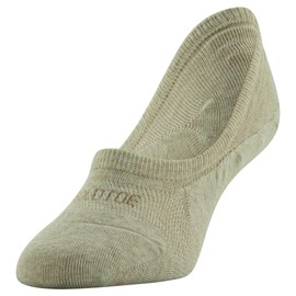 GOLDTOE Women's Everyday Ballerina Extra Low Liner Socks, 6-Pairs, Oatmeal Heather/White/Light Grey Heather, Shoe Size: 6-9