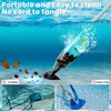 EFURDEN Pool Vacuum for Above Ground Pool, Cordless Handheld Rechargeable