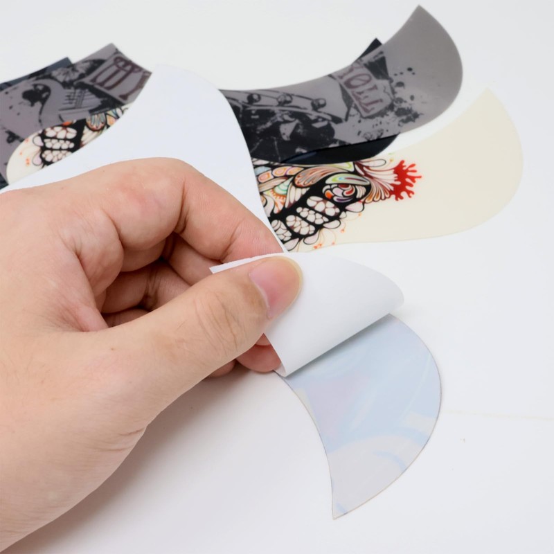 Honbay 4PCS Self Adhesive Anti-Scratch Hummingbird and Water Shaped Acoustic