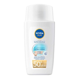 Protector Solar Facial NIVEA SUN Fluido Diario Tono Claro + Antioxidantes Fps50+ 40Ml