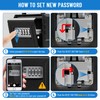 NEWIROVE Large Key Safe Wall Mounted & Hanging Key Cabinet