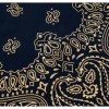 Unbranded 12 Gold Paisley Print Bandana Scarfs 100% COTTON size