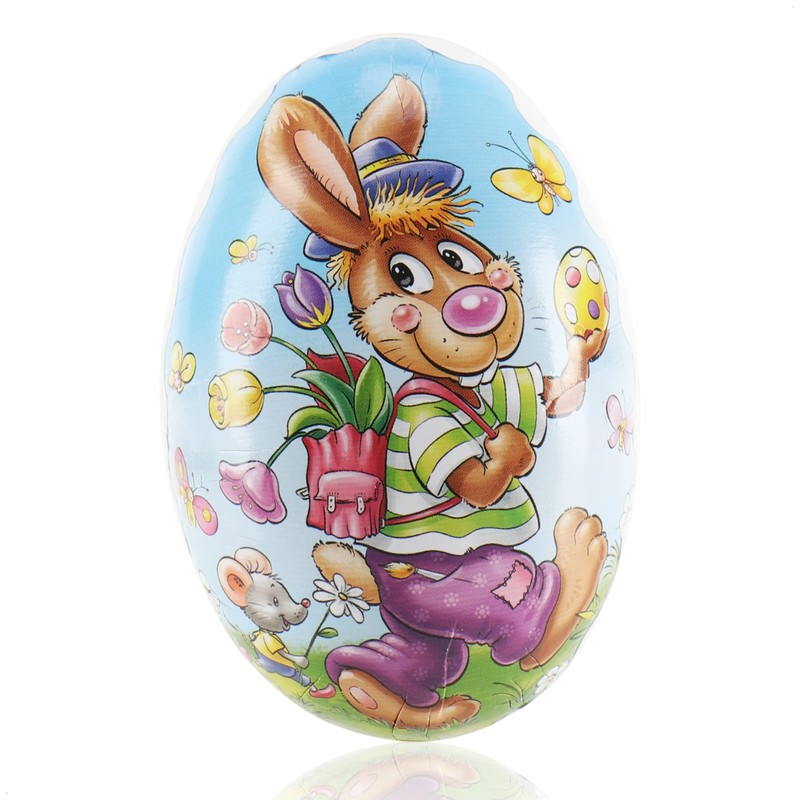 com-four® 6 x Easter eggs for filling, colourful filling eggs