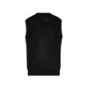 Trigema Men's Sweater Vest, black