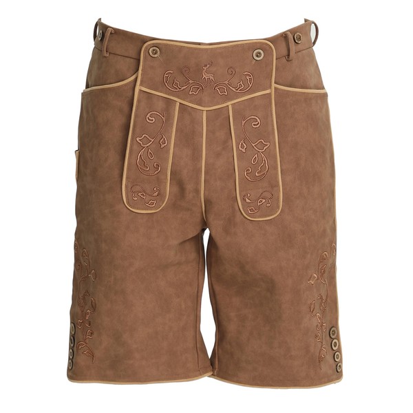 daizbella Mens Oktoberfest Trousers Bavarian German Bavarian Short Lederhosen Pants