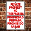 Custom Signs Spanish Aviso Warning 24 Hour Video Surveillance Security