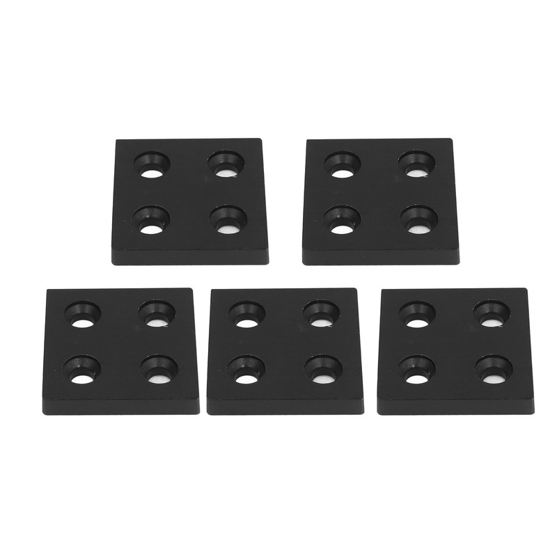 5Pcs Aluminum Profile End Cap Alloy Metal Cover Plate Linear