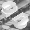 KOTARBAU® Transition piece flat duct to round pipe, diameter 100