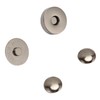 50 Sets Magnetic Button Clasp Snaps 18x5mm High Hardness Alloy