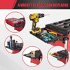 Folding Magnetic Side Table Compatible with Milwaukee Packout Toolbox –