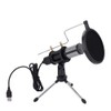 Ausla USB Condenser Microphone with Tripod Stand for Computer, Studio