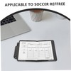 Kisangel Soccer Referee Kit Red Yellow Cards Whistle Notebook for