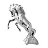 GG Grand General 48120 Chrome Fighting Stallion Hood Ornament