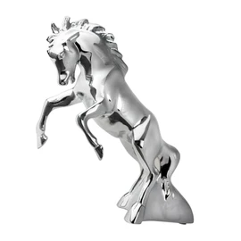 GG Grand General 48120 Chrome Fighting Stallion Hood Ornament